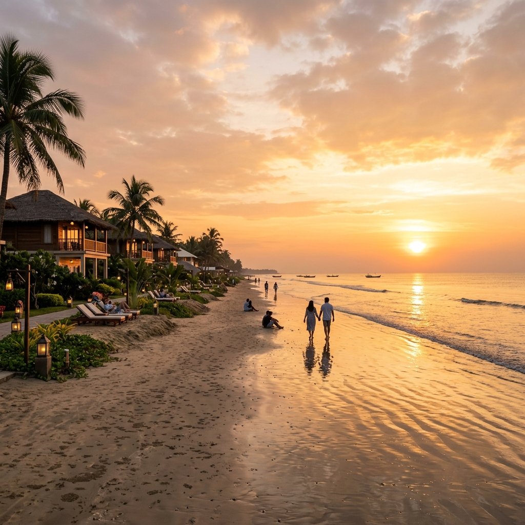 Mandarmani Beach Sunset
